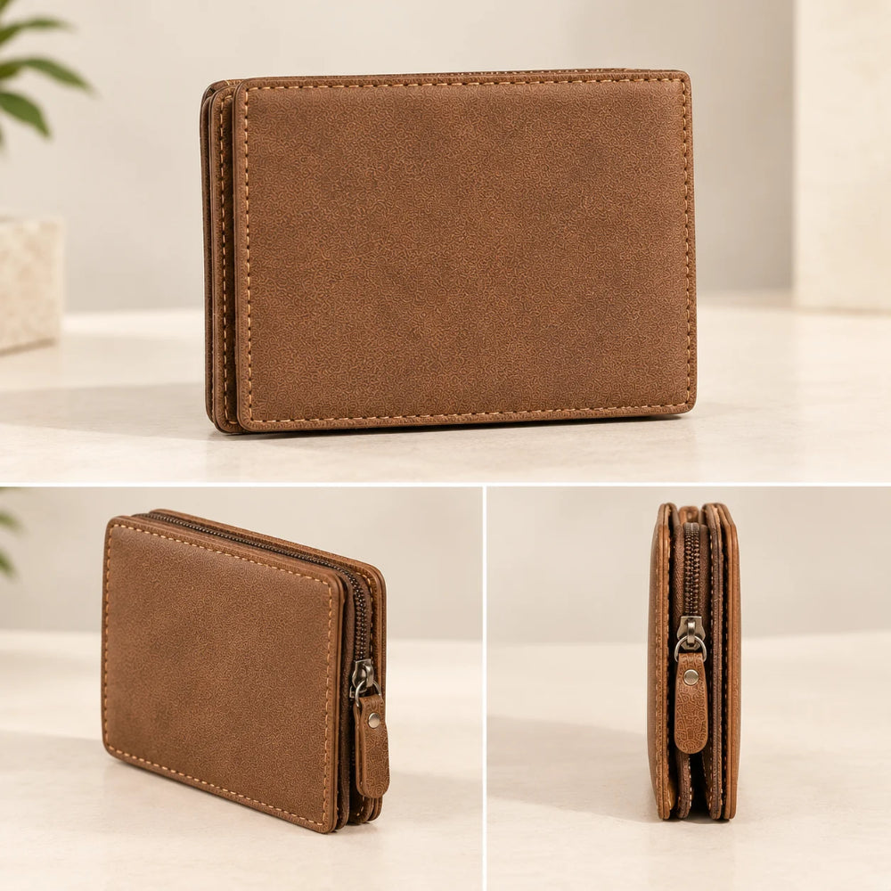 WEAVEW Brown Bifold Wallet