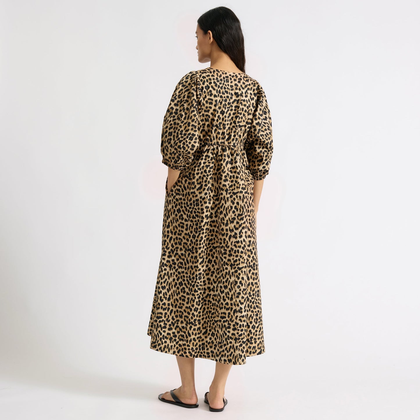Iconic Animal V Neck Dress