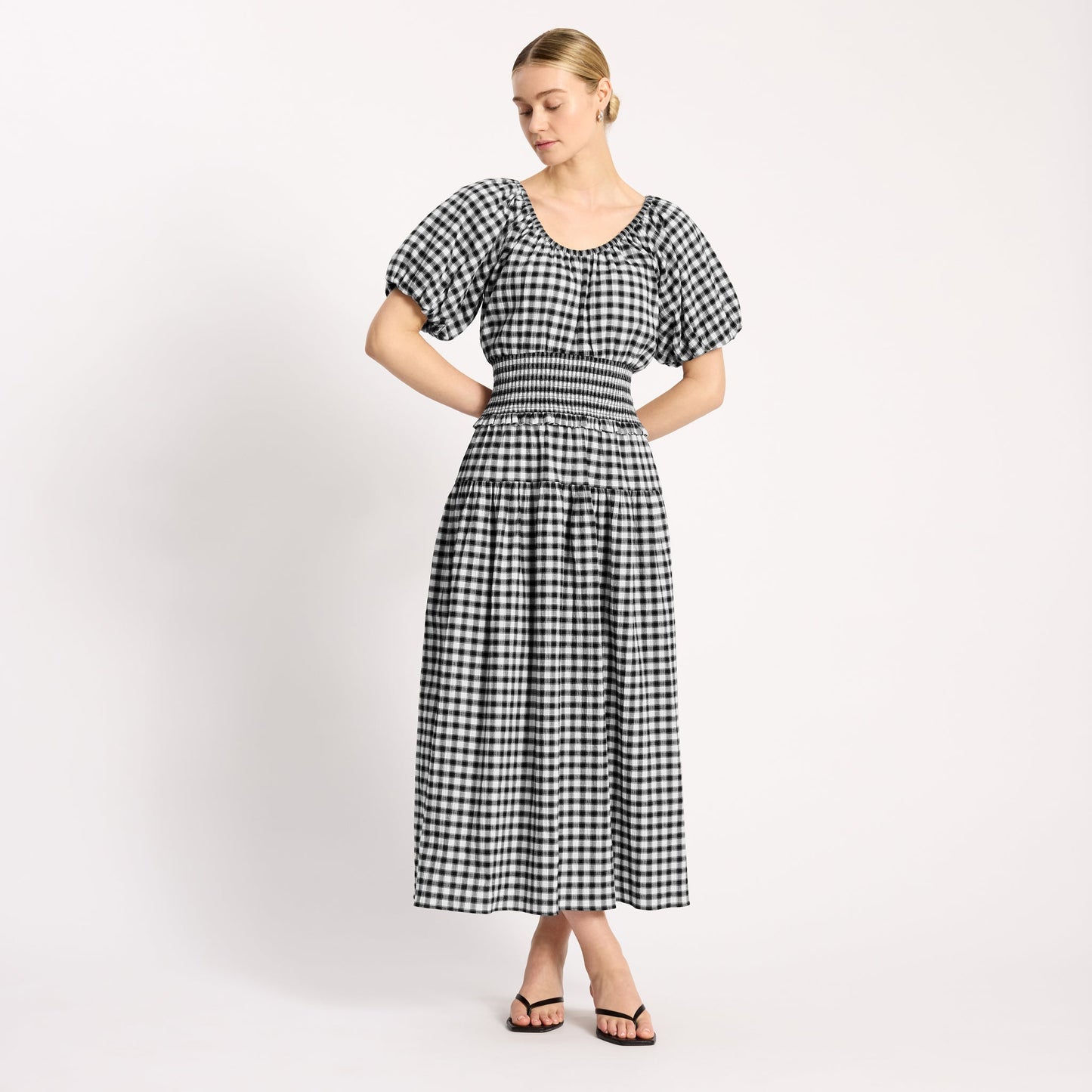 Black & White Gingham Dress