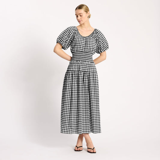 Black & White Gingham Dress