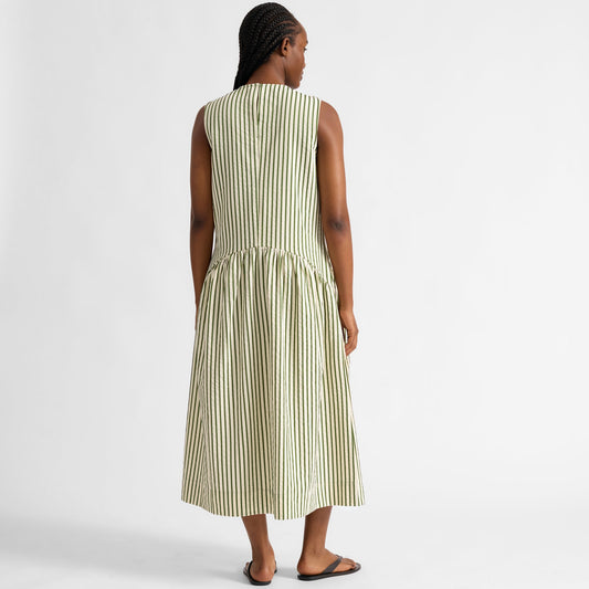 Iconic Green Stripe Dress