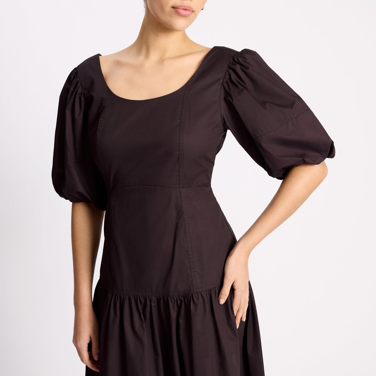 Cotton Sateen Dress