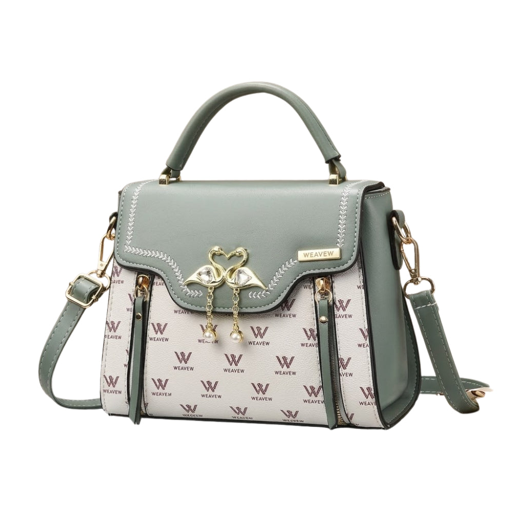 WEAVEW Green Crossbody Handbag