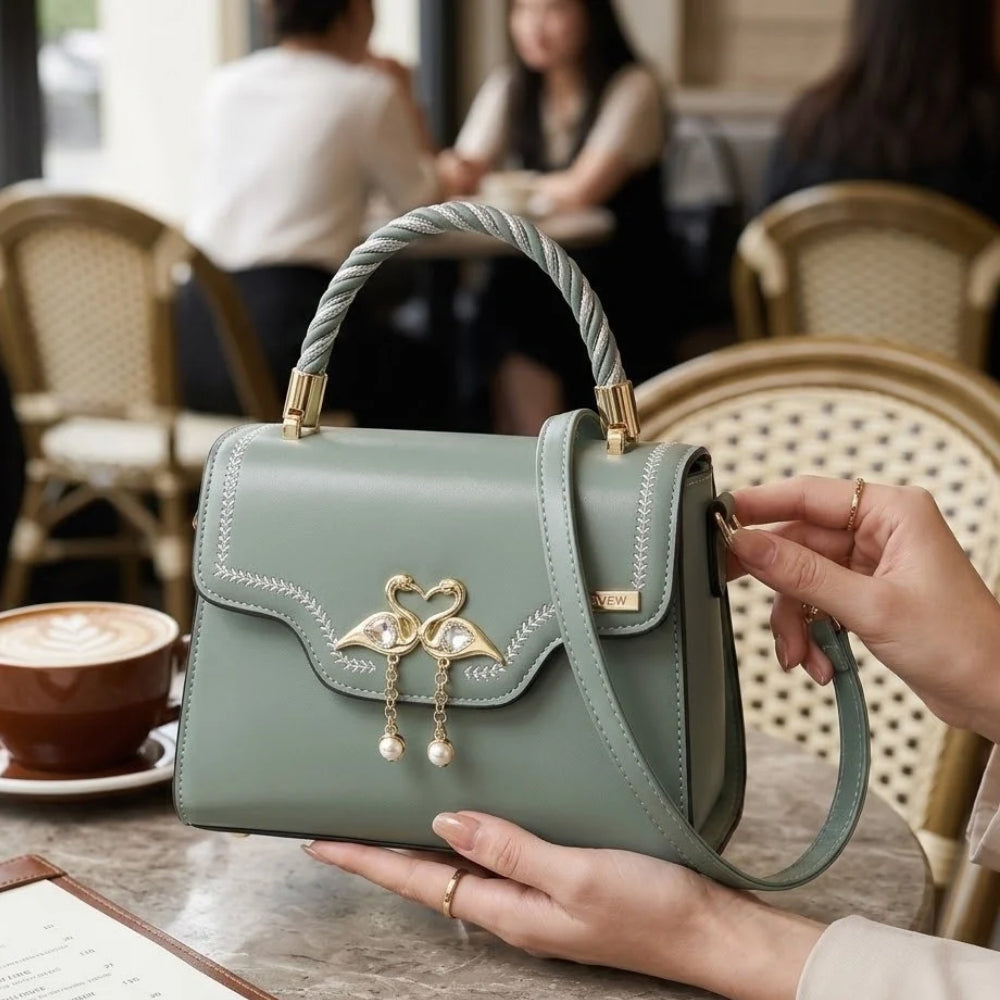 WEAVEW Green Crossbody Handbag