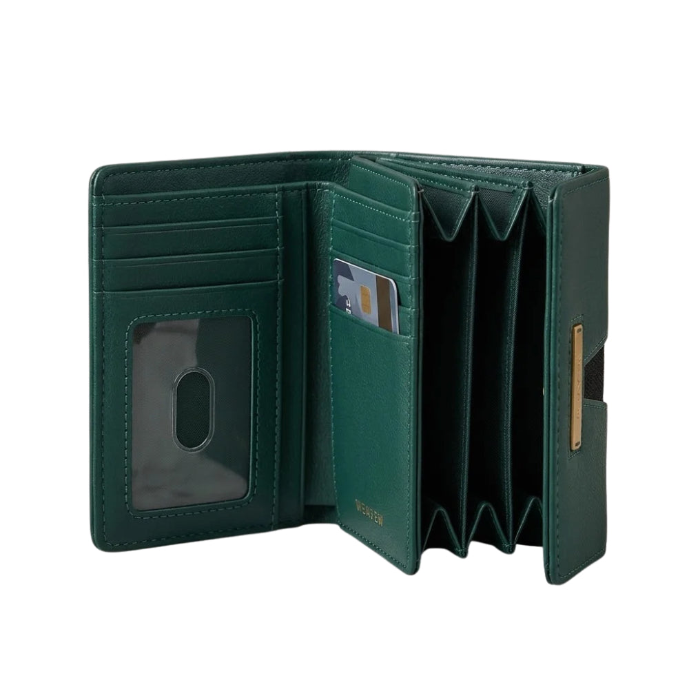 WEAVEW Green Bifold Wallet