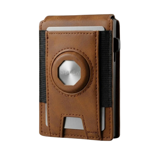 WEAVEW Brown Card Holder Wallet