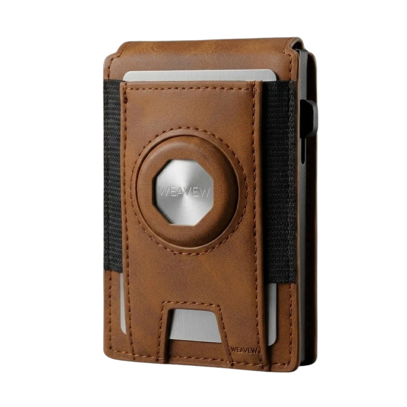 WEAVEW Brown Card Holder Wallet