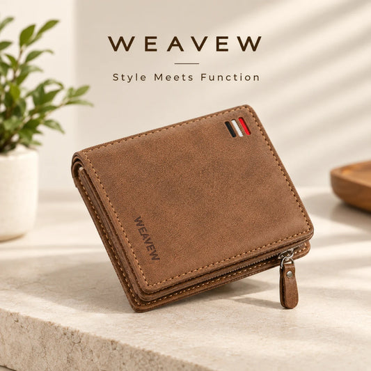 WEAVEW Brown Bifold Wallet