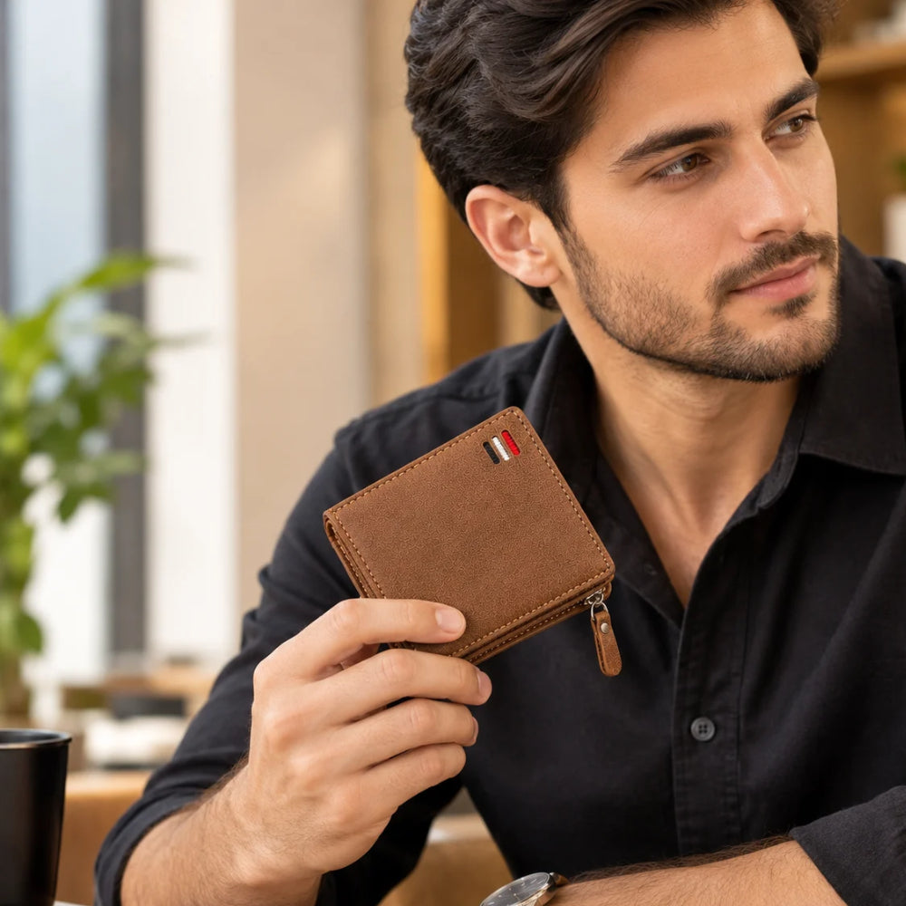 WEAVEW Brown Bifold Wallet